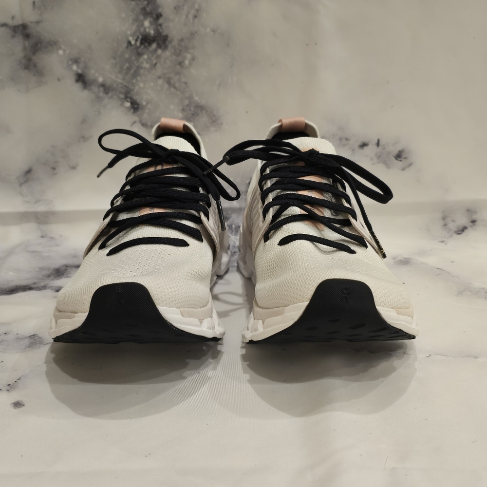 EUC ON Cloud Cloudswift 3 Running Shoes Sneakers in Ivory / Rose (Cream / Pink) - Picture 6 of 13